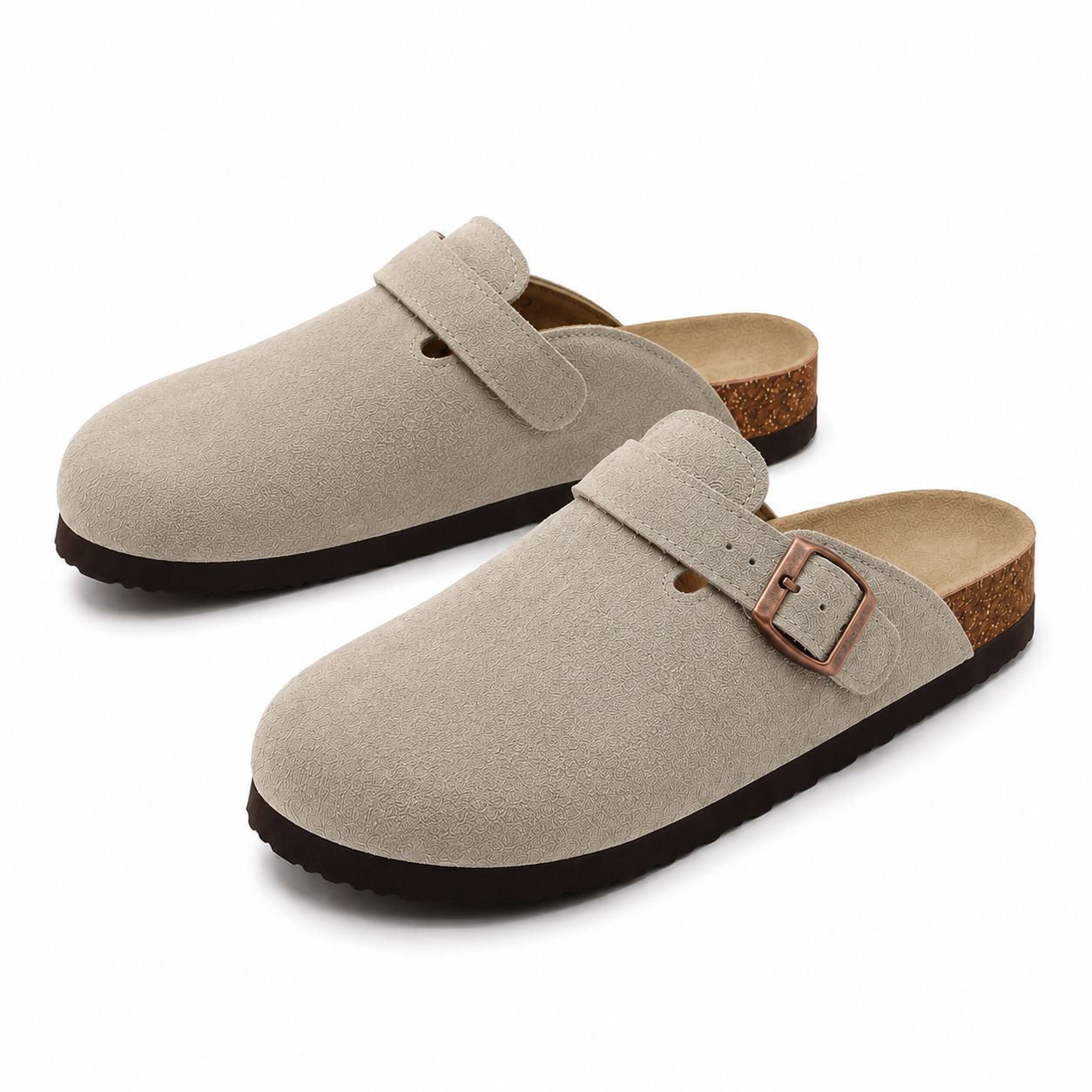Suede Cork Clogs for Men – product image 1