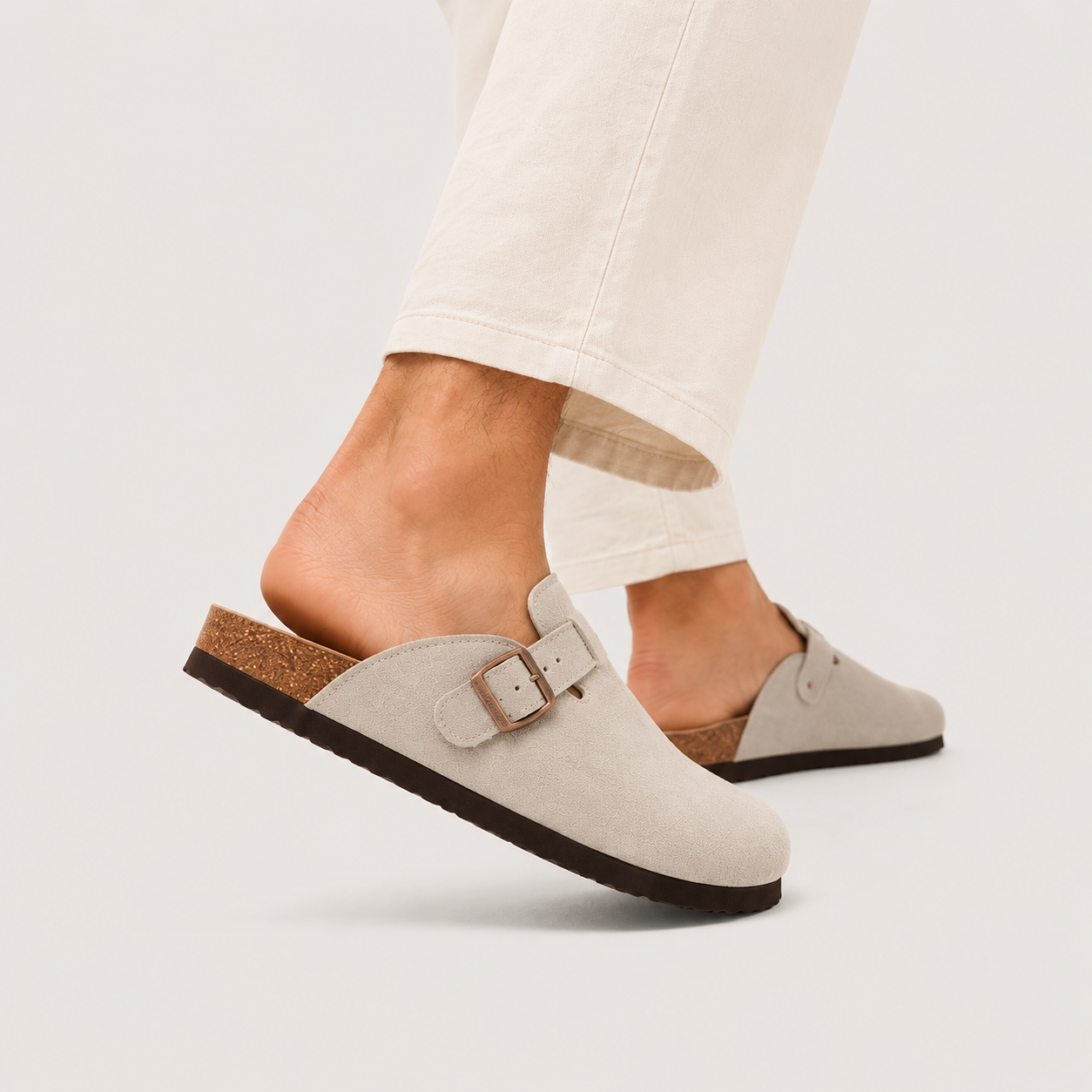Suede Cork Clogs for Men – product image 7