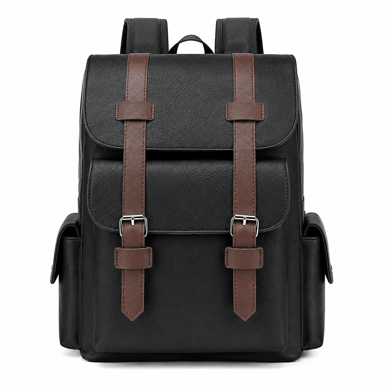Leather Laptop Backpack for Men – product image 2