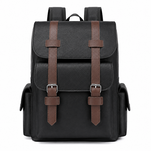Leather Laptop Backpack for Men – product image 2