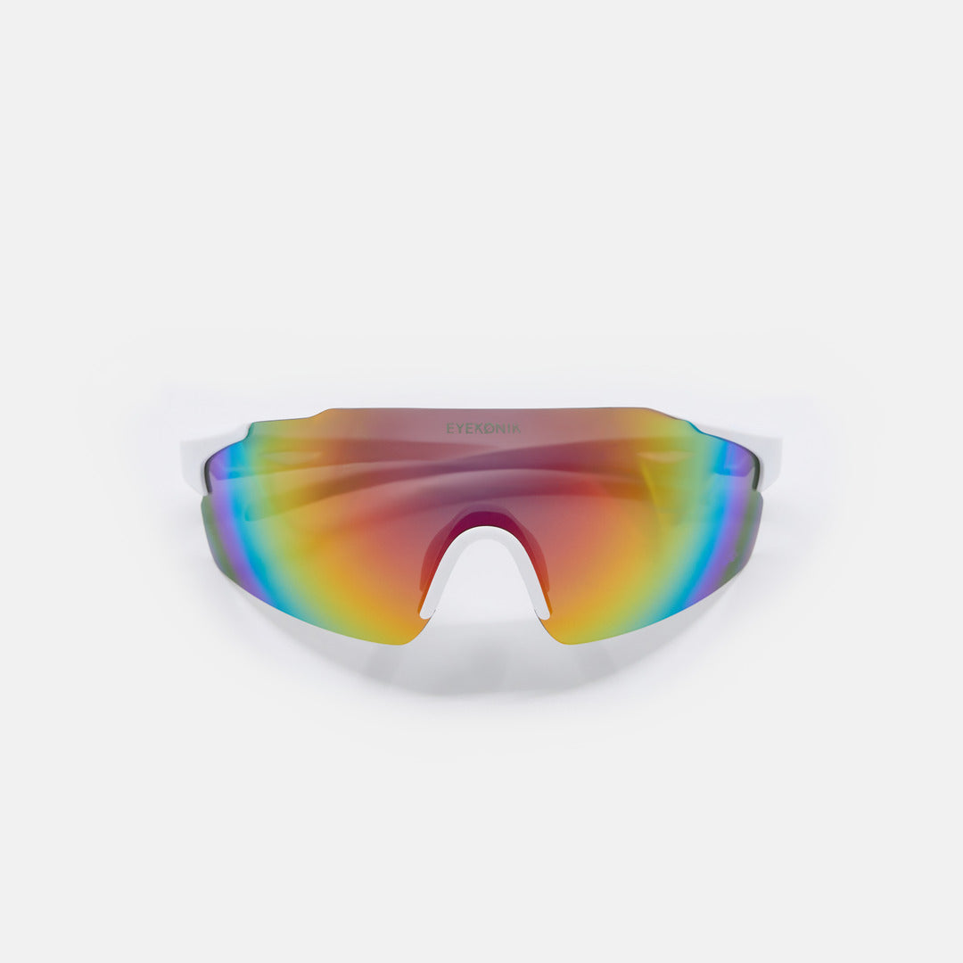 NASH Lightweight Shield Sunglasses — Sunset Mirror