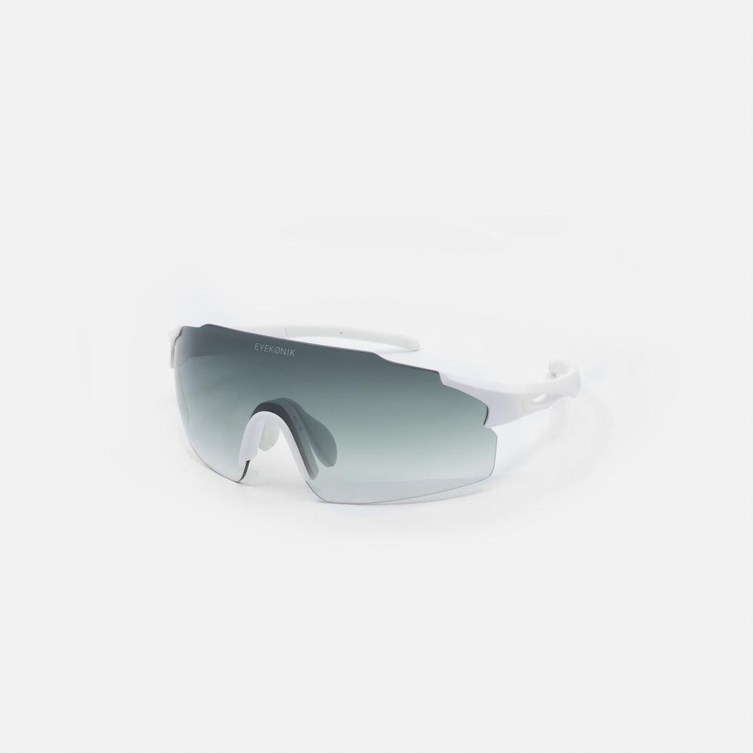 NASH Lightweight Shield Sunglasses — Silver Mirror