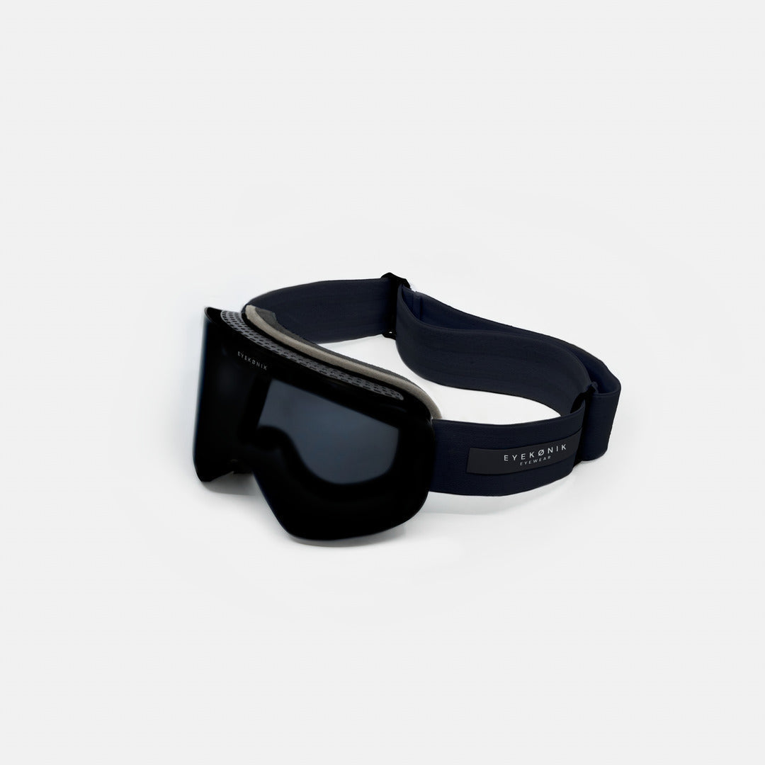 ARTIKA UV400 Mirrored Ski Goggles — Midnight