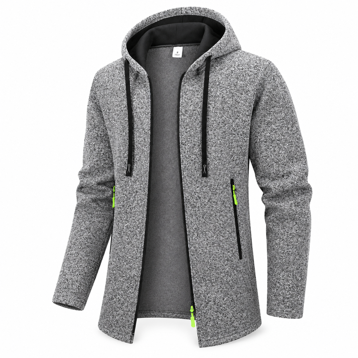 Men's Hooded Longline Fleece Jacket – product image 3