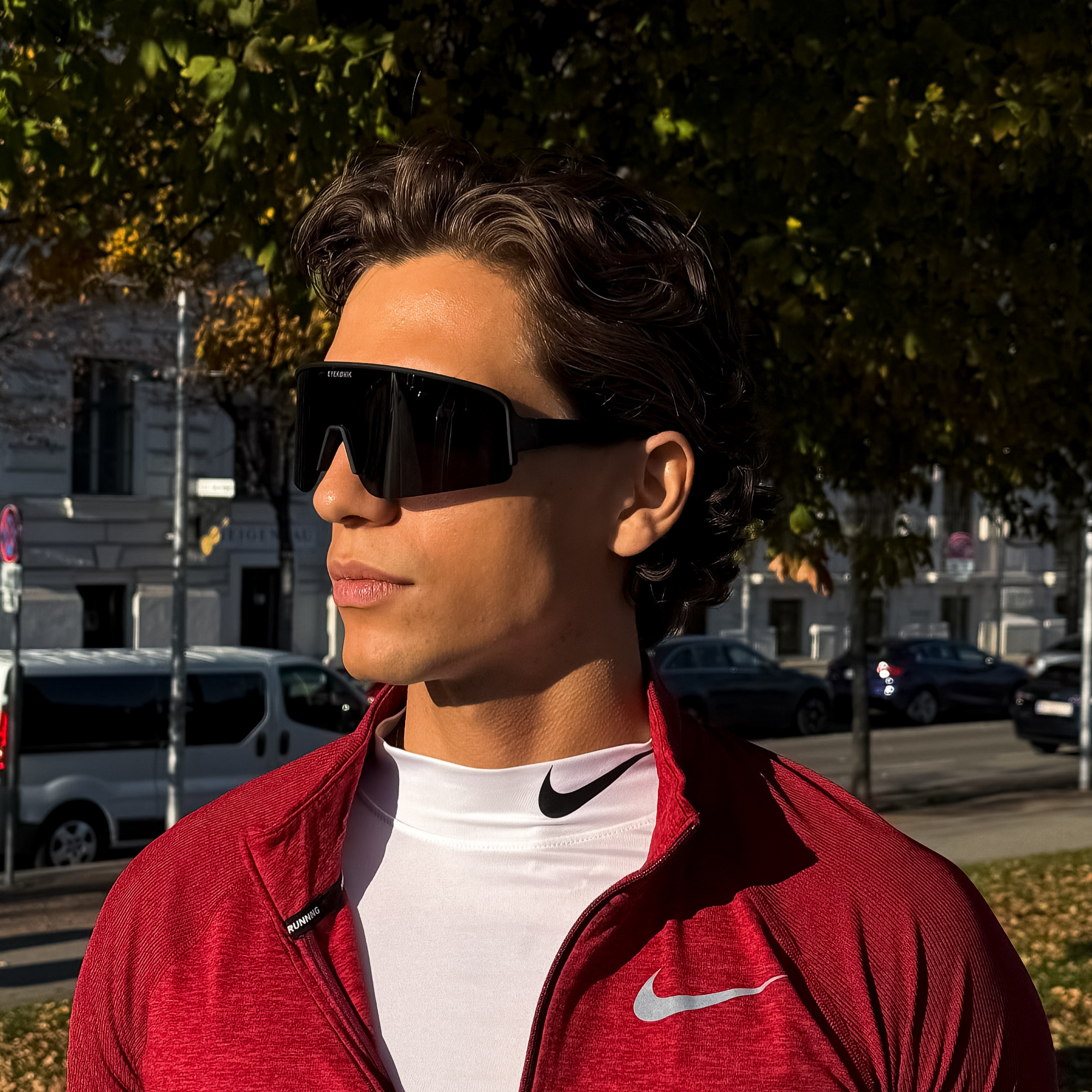 JAWO UV400 Cycling Sunglasses — Smoke Lens