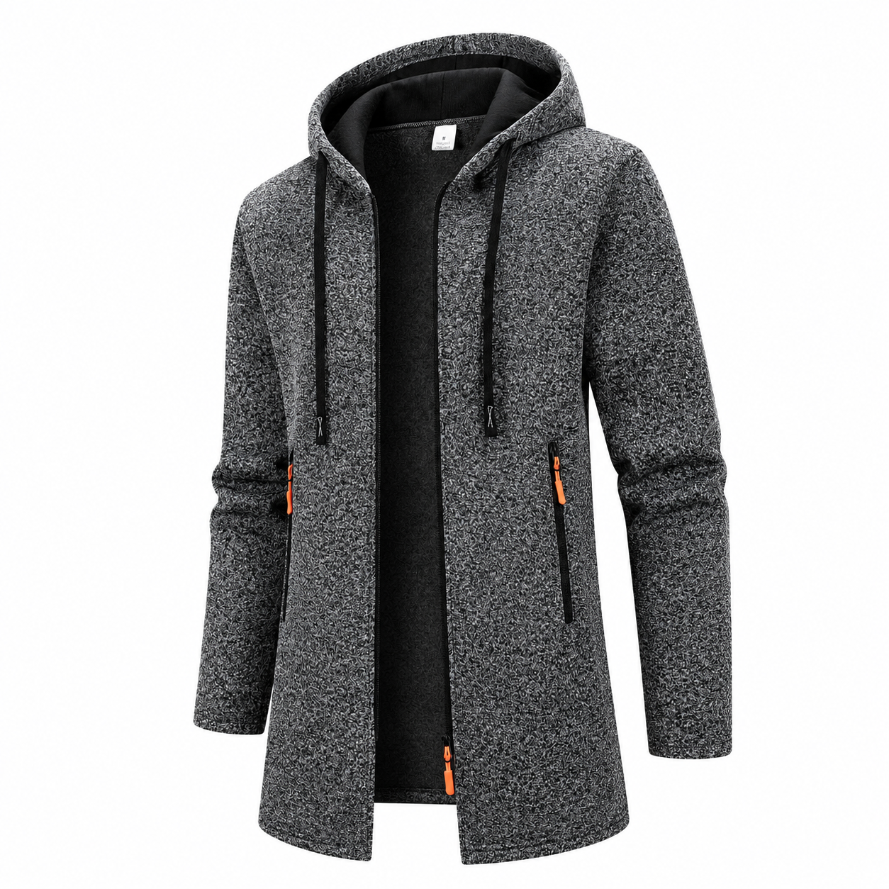 Men's Hooded Longline Fleece Jacket – product image 4