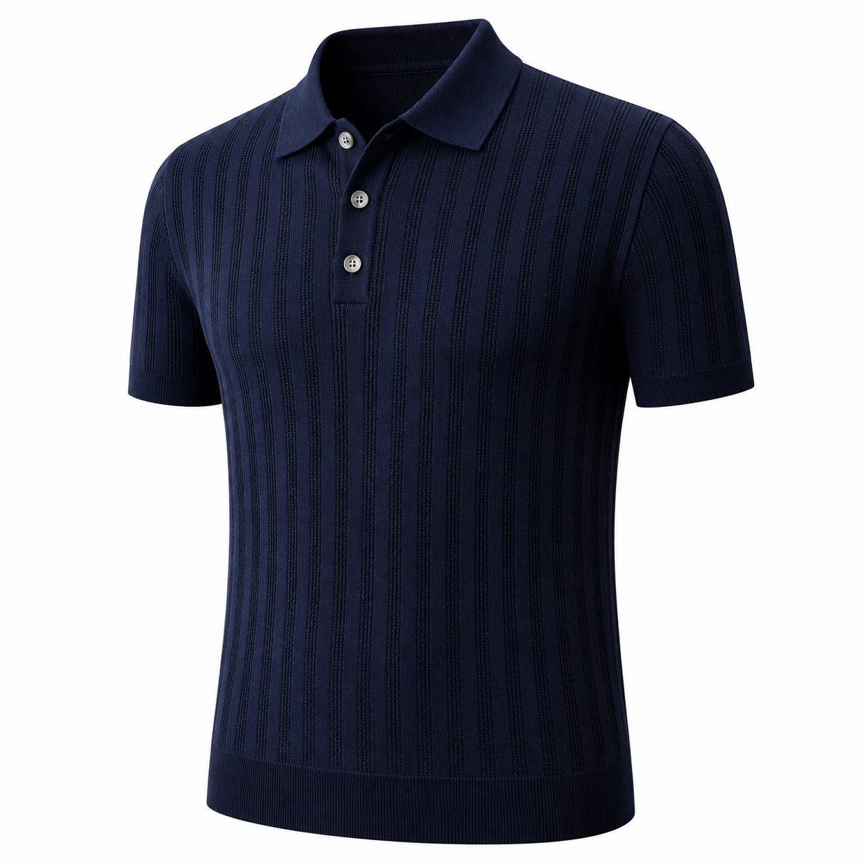 Men's Knitted Polo Shirt – product image 4