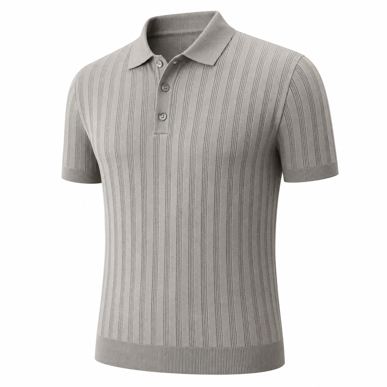 Men's Knitted Polo Shirt – product image 3