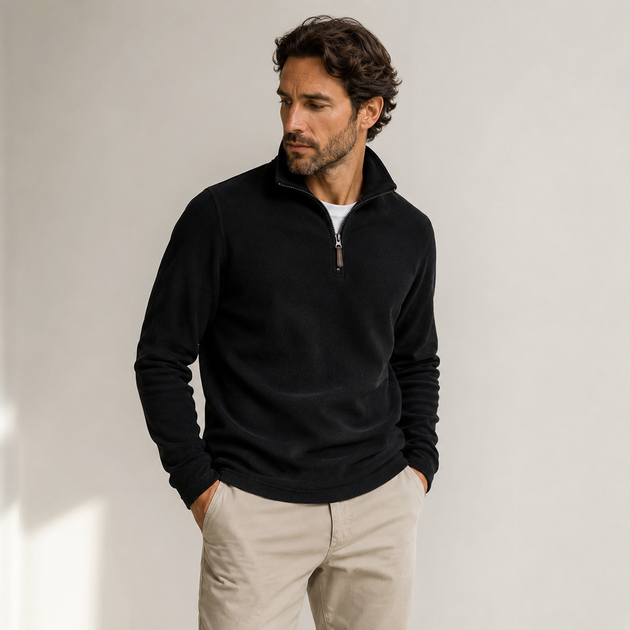 Men's Quarter-Zip Fleece Pullover for Men – product image 5