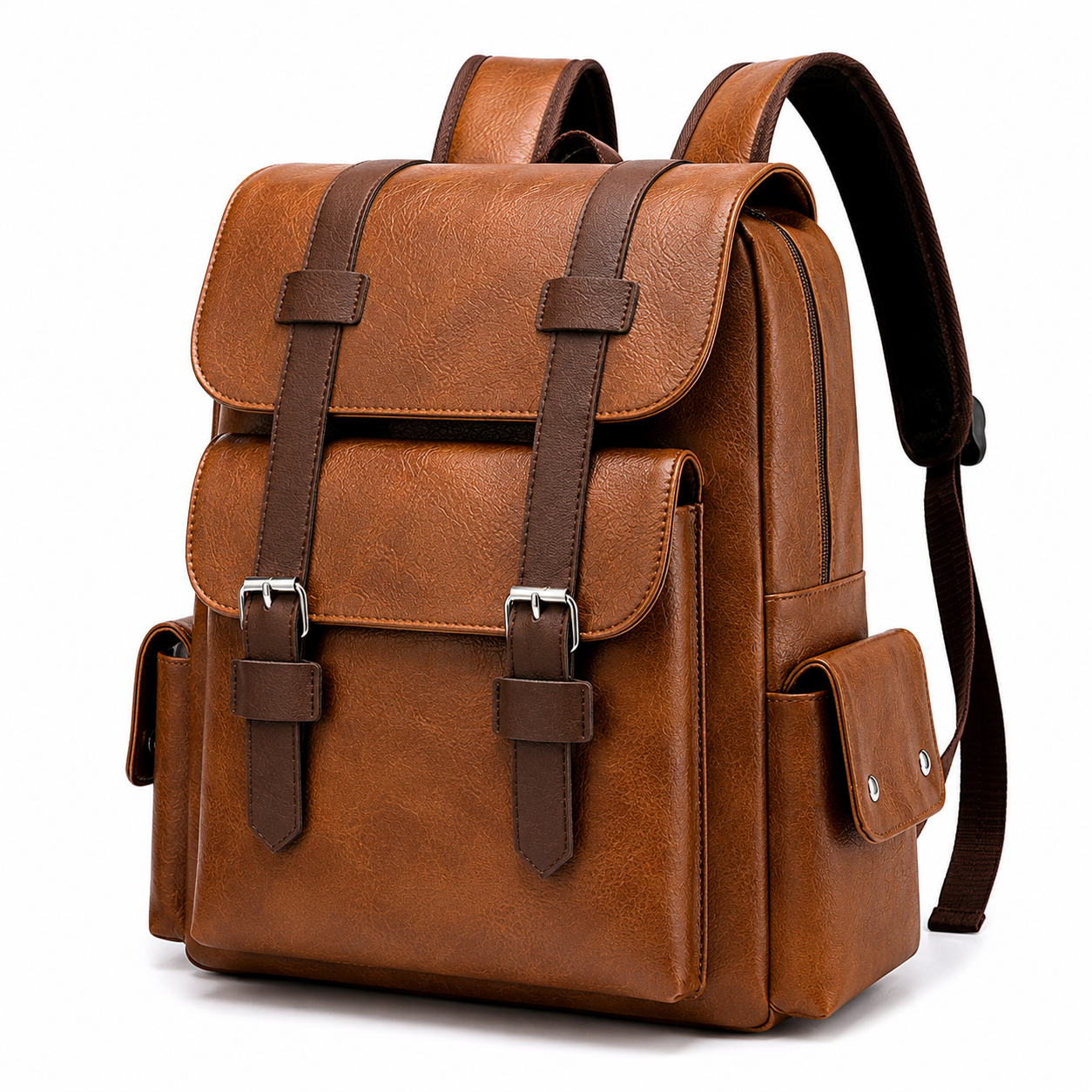 Leather Laptop Backpack for Men – product image 6