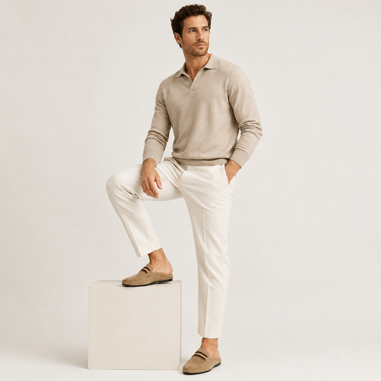 Suede Mule Loafers for Men – product image 8