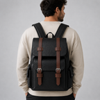 Leather Laptop Backpack for Men – product image 8