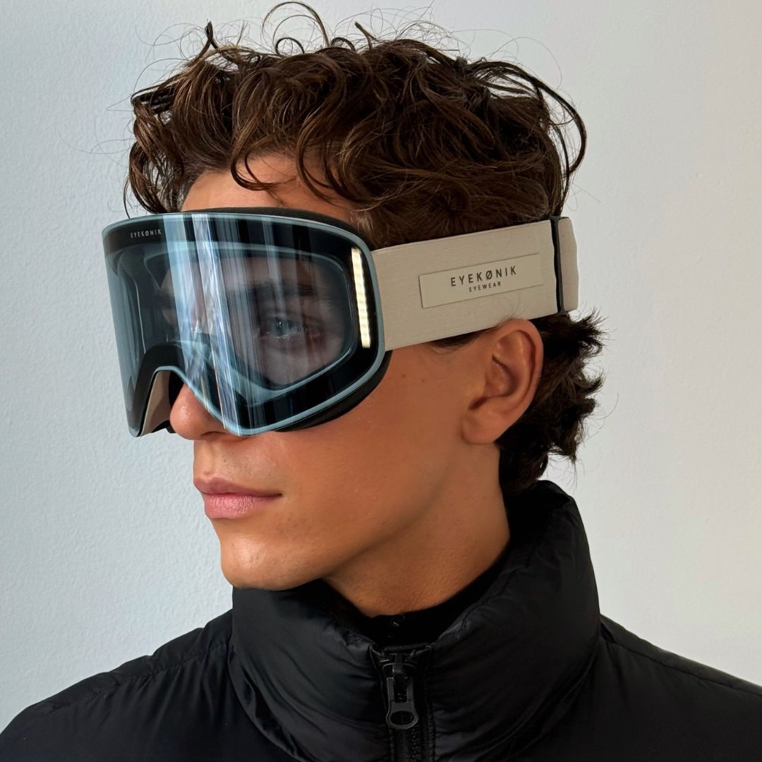 ARTIKA UV400 Mirrored Ski Goggles — Silver