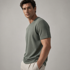 Men's Waffle Knit T-Shirt for Casual Wear – product image 9