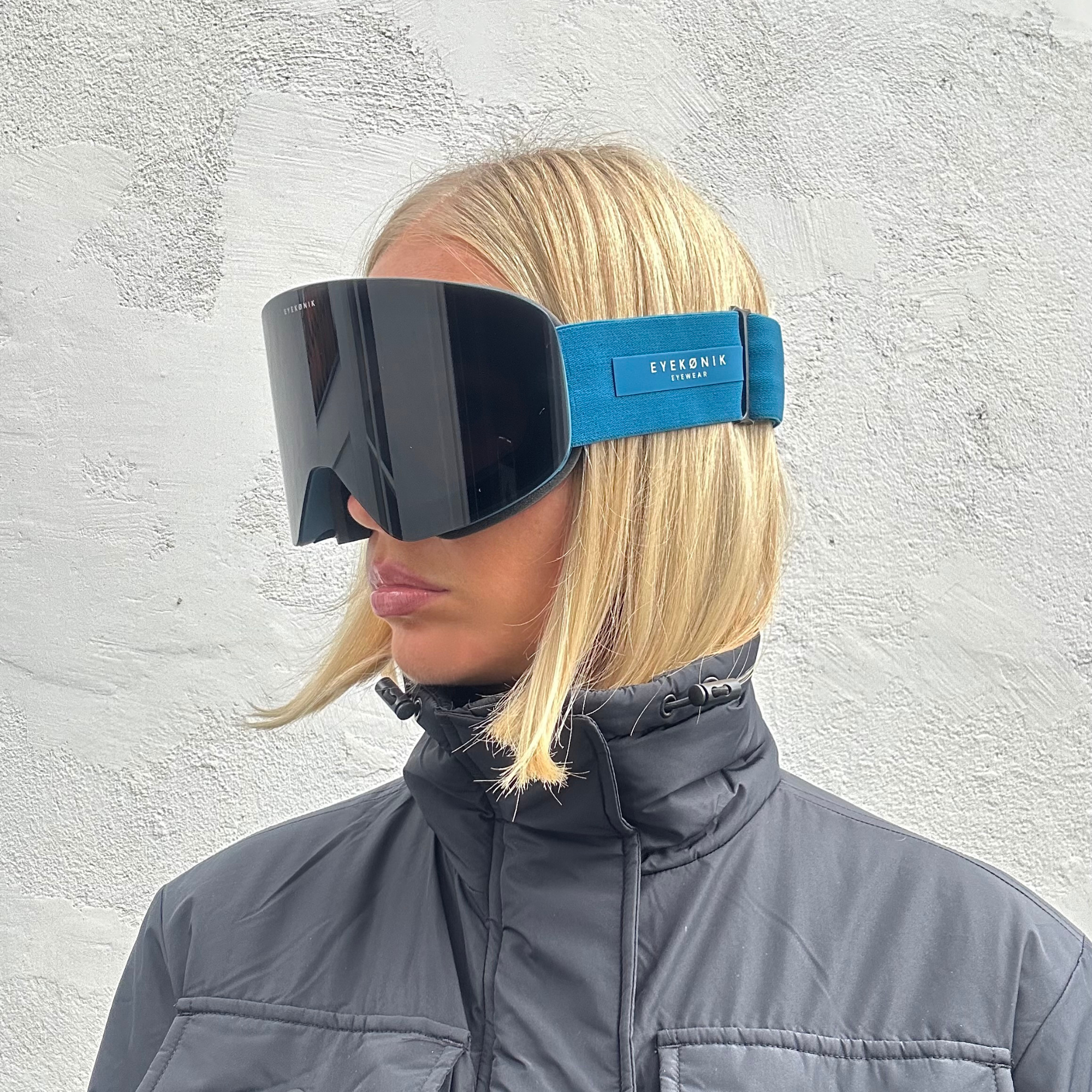 ARTIKA UV400 Mirrored Ski Goggles — Cyan