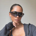 NASH Lightweight Shield Sunglasses — Smoke