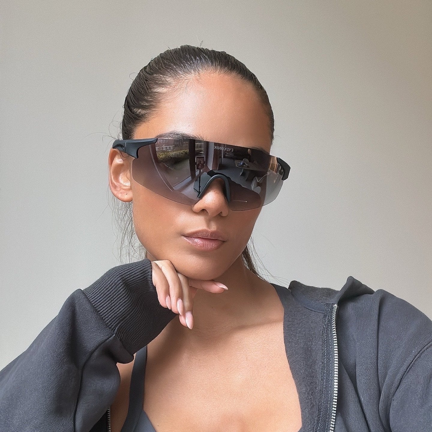 NASH Lightweight Shield Sunglasses — Smoke