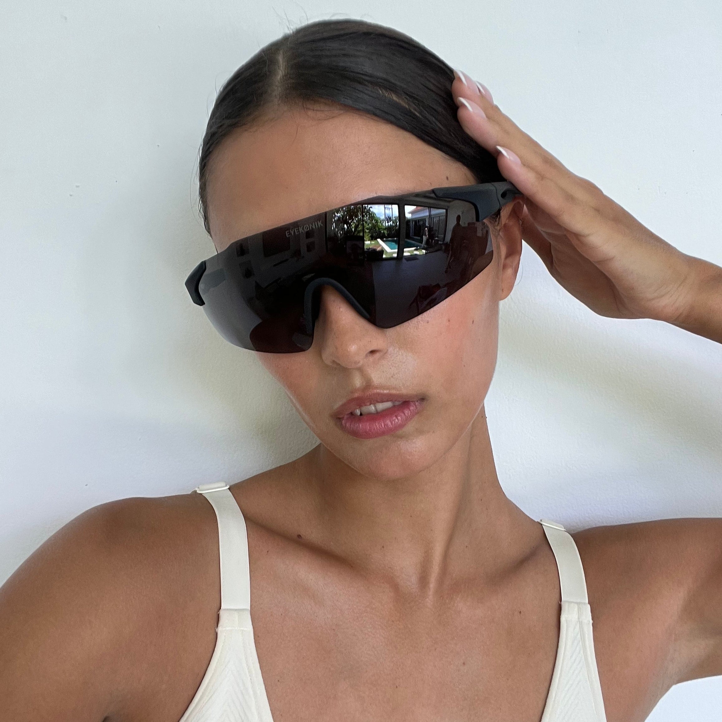 NASH Lightweight Shield Sunglasses — Onyx