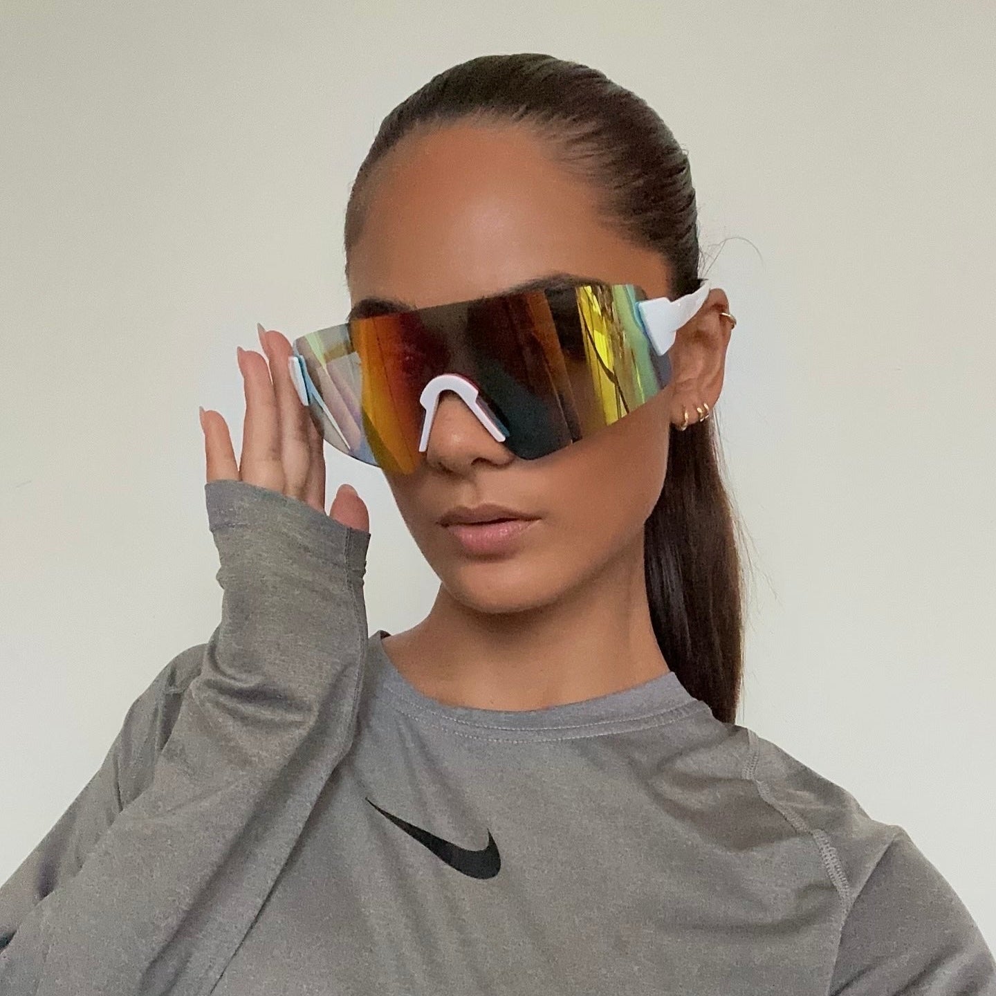 SKYE Polarised Running Sunglasses — Sunset Mirror