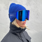 ARTIKA UV400 Mirrored Ski Goggles — Marine