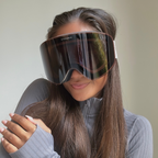 ARTIKA UV400 Mirrored Ski Goggles — Sand