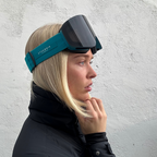 ARTIKA UV400 Mirrored Ski Goggles — Teal