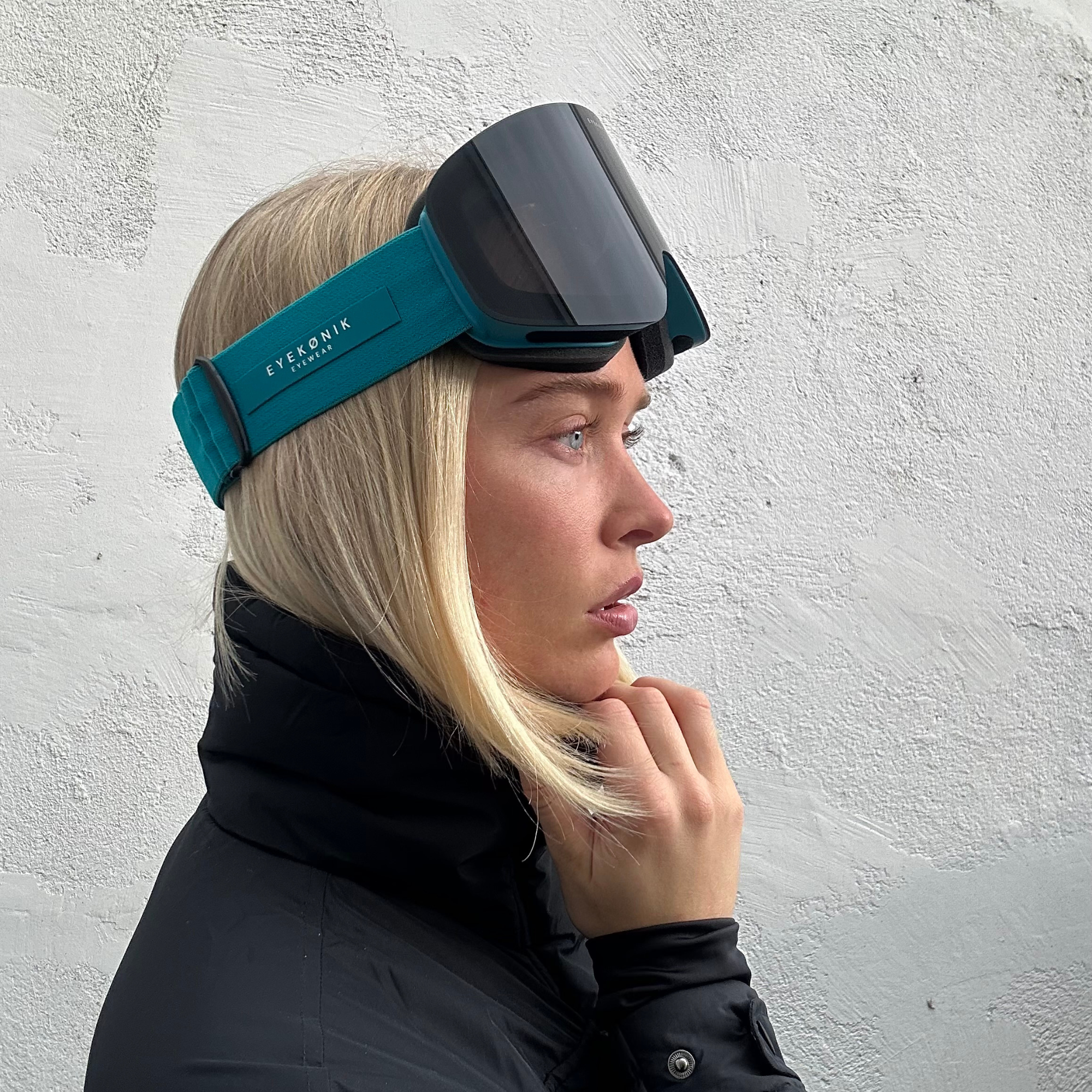 ARTIKA UV400 Mirrored Ski Goggles — Teal