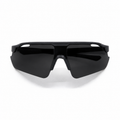 ACE Midnight Black Polarized UV400 Running Sunglasses - white background product view 1