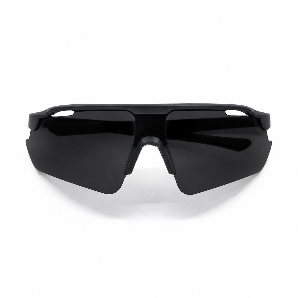 ACE Midnight Black Polarized UV400 Running Sunglasses - white background product view 1