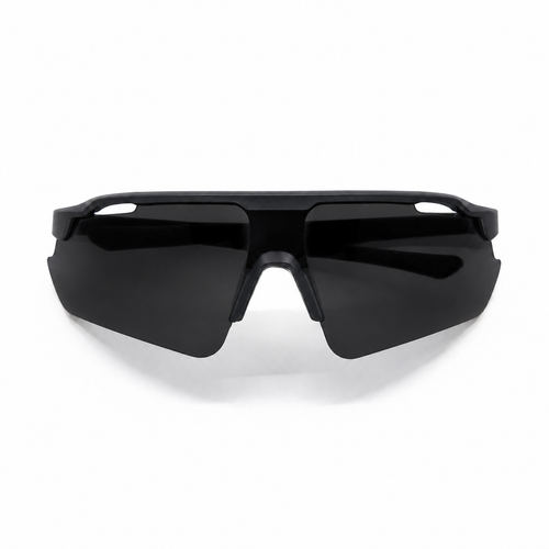 ACE Midnight Black Polarized UV400 Running Sunglasses - white background product view 1