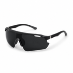 ACE Midnight Black Polarized UV400 Running Sunglasses - white background product view 3