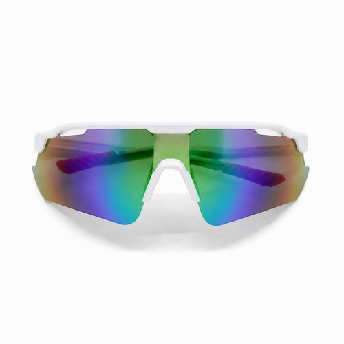 ACE Prism rainbow polarized UV400 running sunglasses front view on white