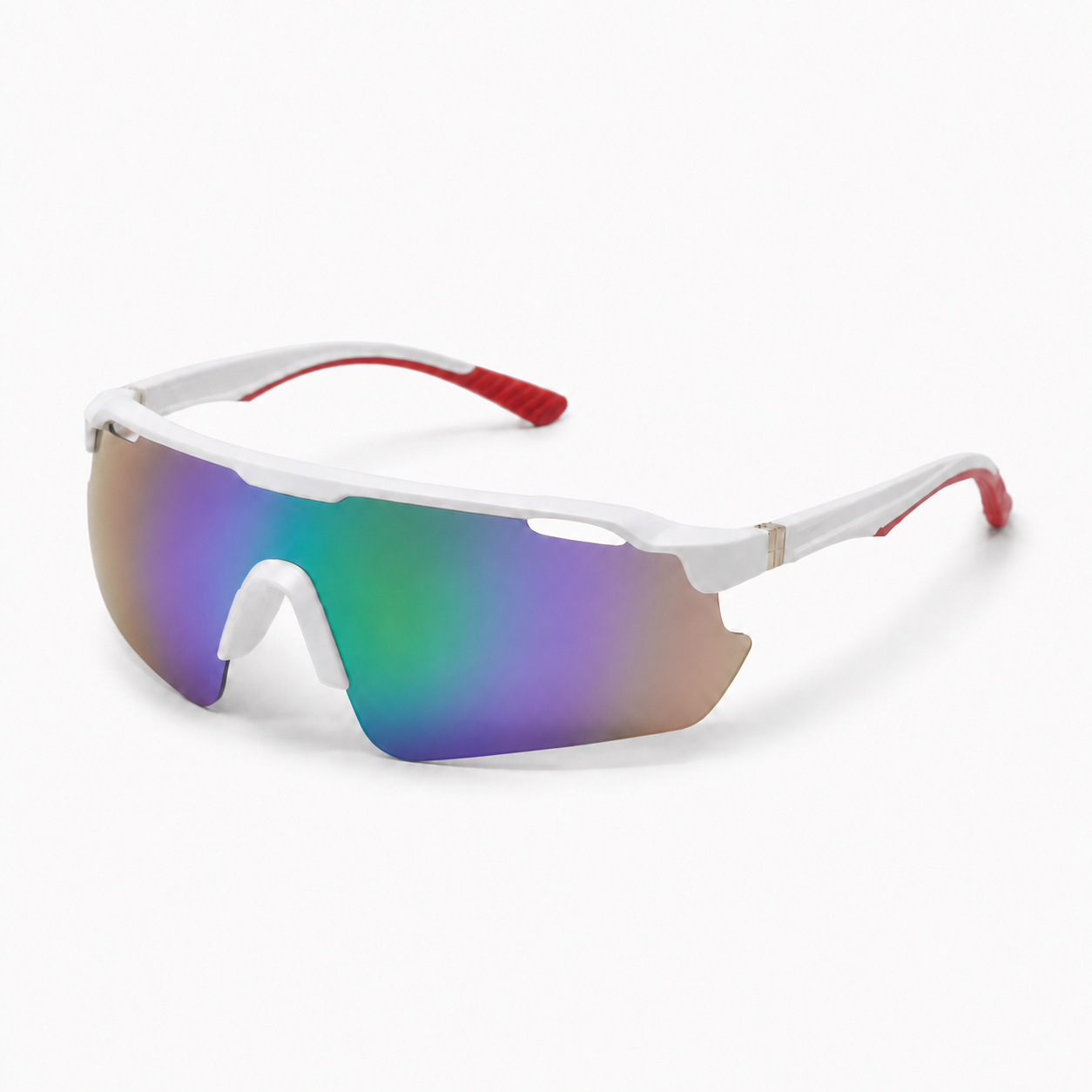 ACE Prism rainbow polarized UV400 running sunglasses left angle on white