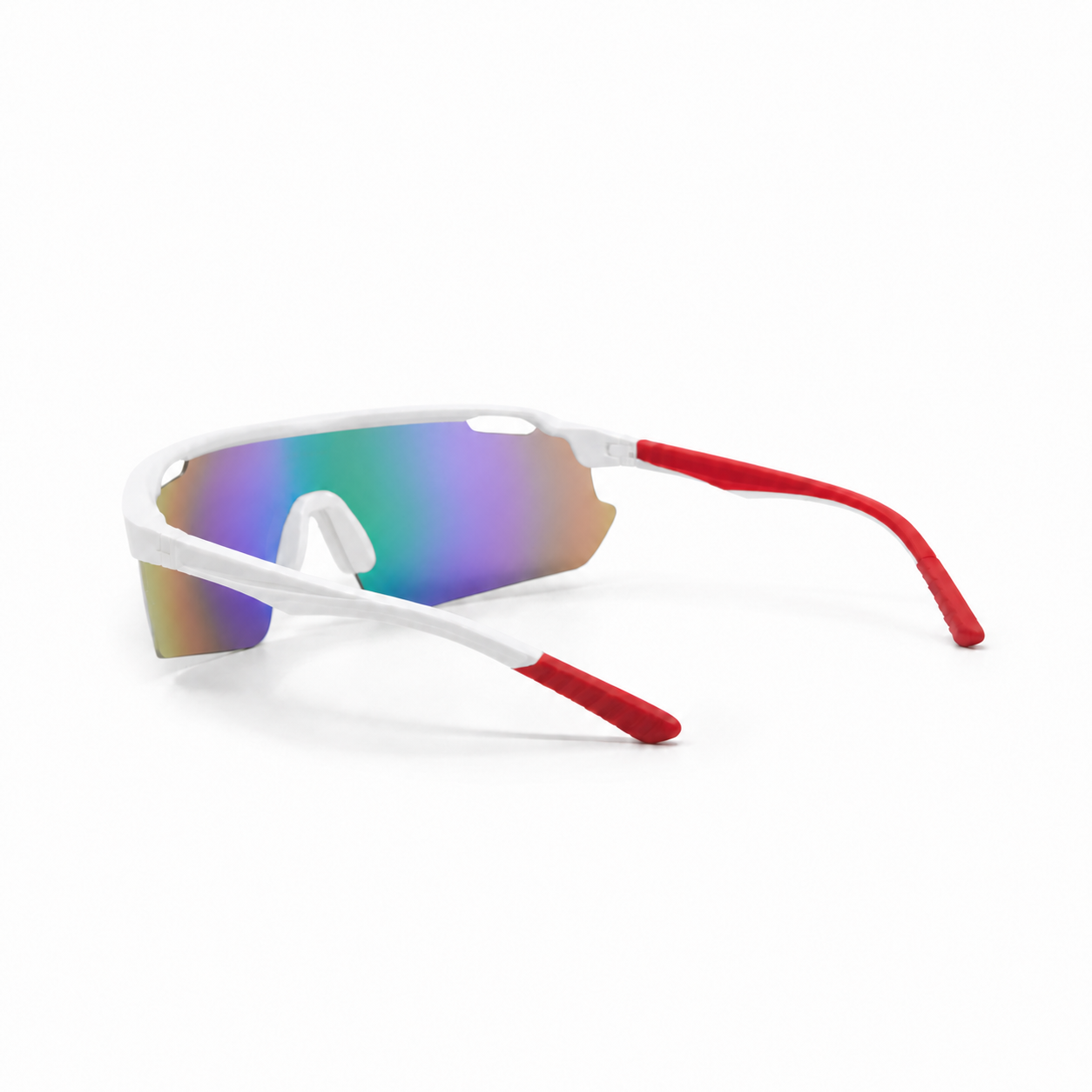ACE Prism rainbow polarized UV400 running sunglasses rear view on white