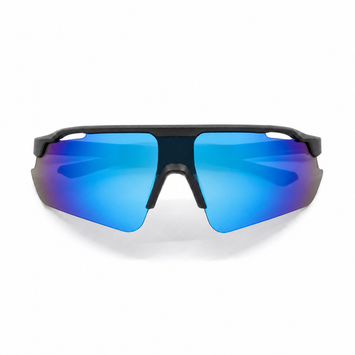 ACE Spectrum Blue Polarized UV400 Running Sunglasses - white background product view 1
