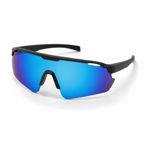 ACE Spectrum Blue Polarized UV400 Running Sunglasses - white background product view 2