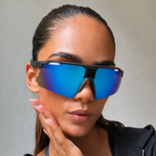 ACE Spectrum Blue Polarized UV400 Running Sunglasses - editorial lifestyle view 5