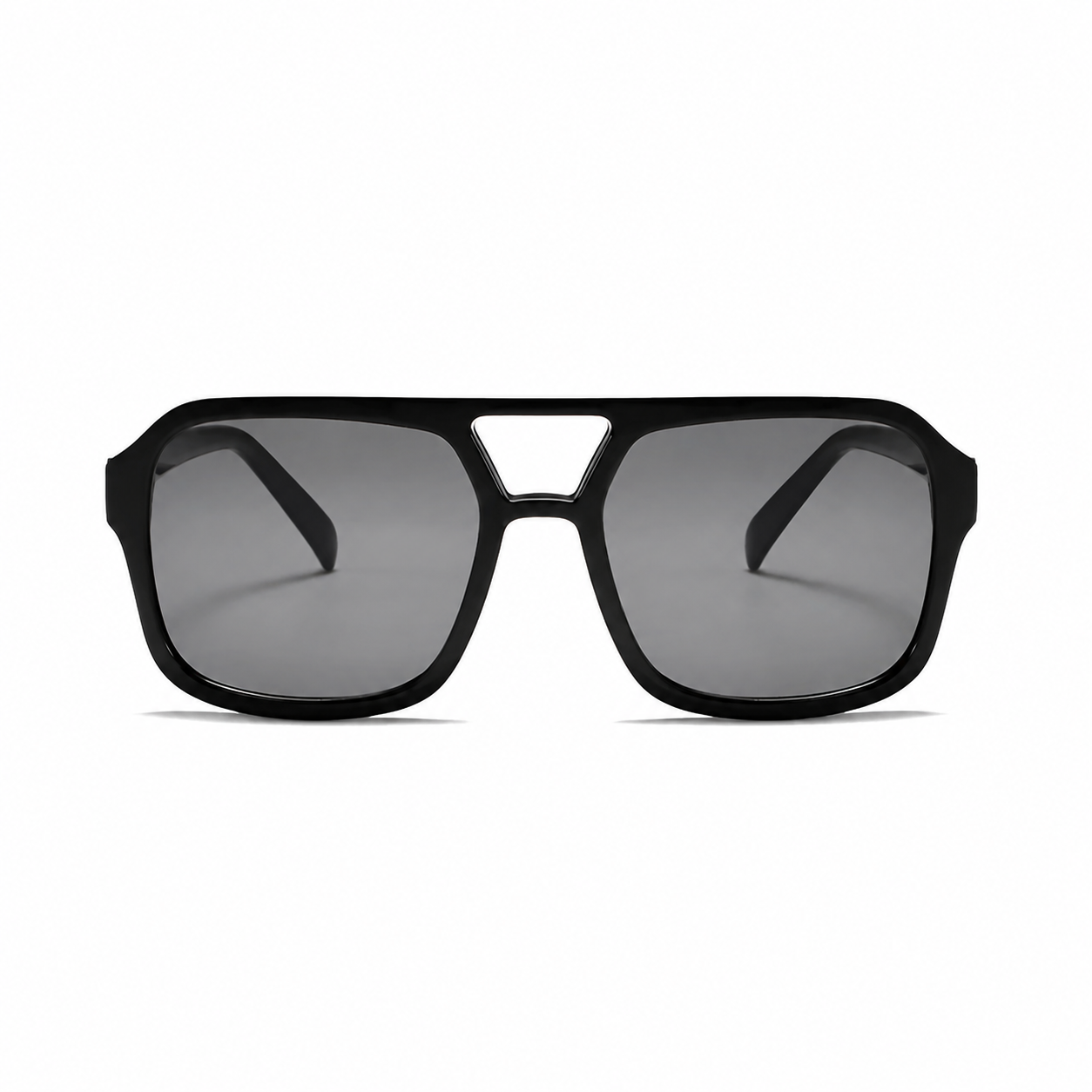 ASPEN black frame black lens front
