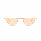 CAIRO rose lens cat-eye sunglasses front view on pure white