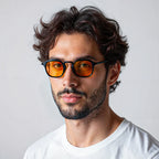 Polarized UV400 Round Browline Sunglasses – Legacy CAPRI
