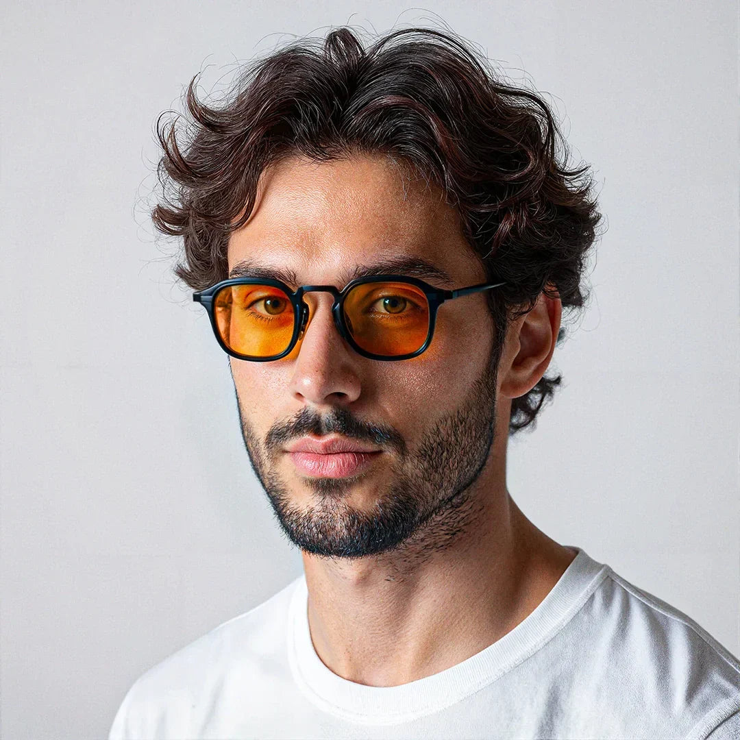 Polarized UV400 Round Browline Sunglasses – Legacy CAPRI