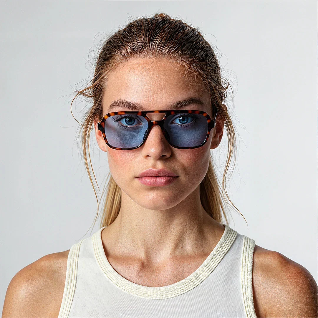 Polarized UV400 Square Navigator Sunglasses – Legacy MIAMI