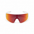 JAWO Ember Red UV400 Running & Cycling Sunglasses - white background product view 1