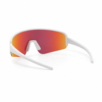 JAWO Ember Red UV400 Running & Cycling Sunglasses - white background product view 4