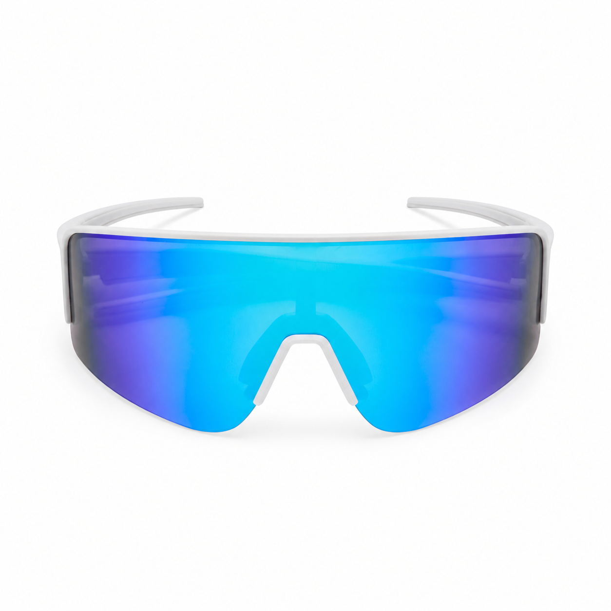 JAWO Glacier Blue UV400 Running & Cycling Sunglasses - white background product view 1