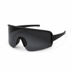 JAWO Midnight Black UV400 Running & Cycling Sunglasses - white background product view 2
