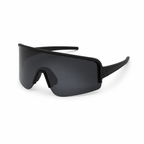 JAWO Midnight Black UV400 Running & Cycling Sunglasses - white background product view 3
