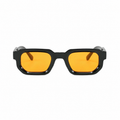 Legacy AMSTERDAM Black frame sun lens front on pure white background