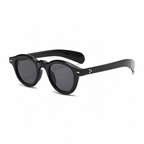 Legacy ATHENS Black frame black polarized lens angled view on pure white
