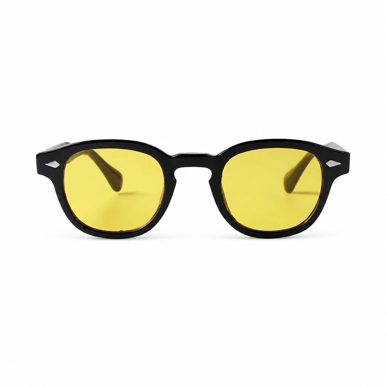 Legacy BUENOS AIRES black frame yellow lens front view on pure white